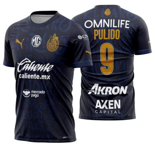 Arte Vetor Camisa Chivas Alternativa 2024-2025