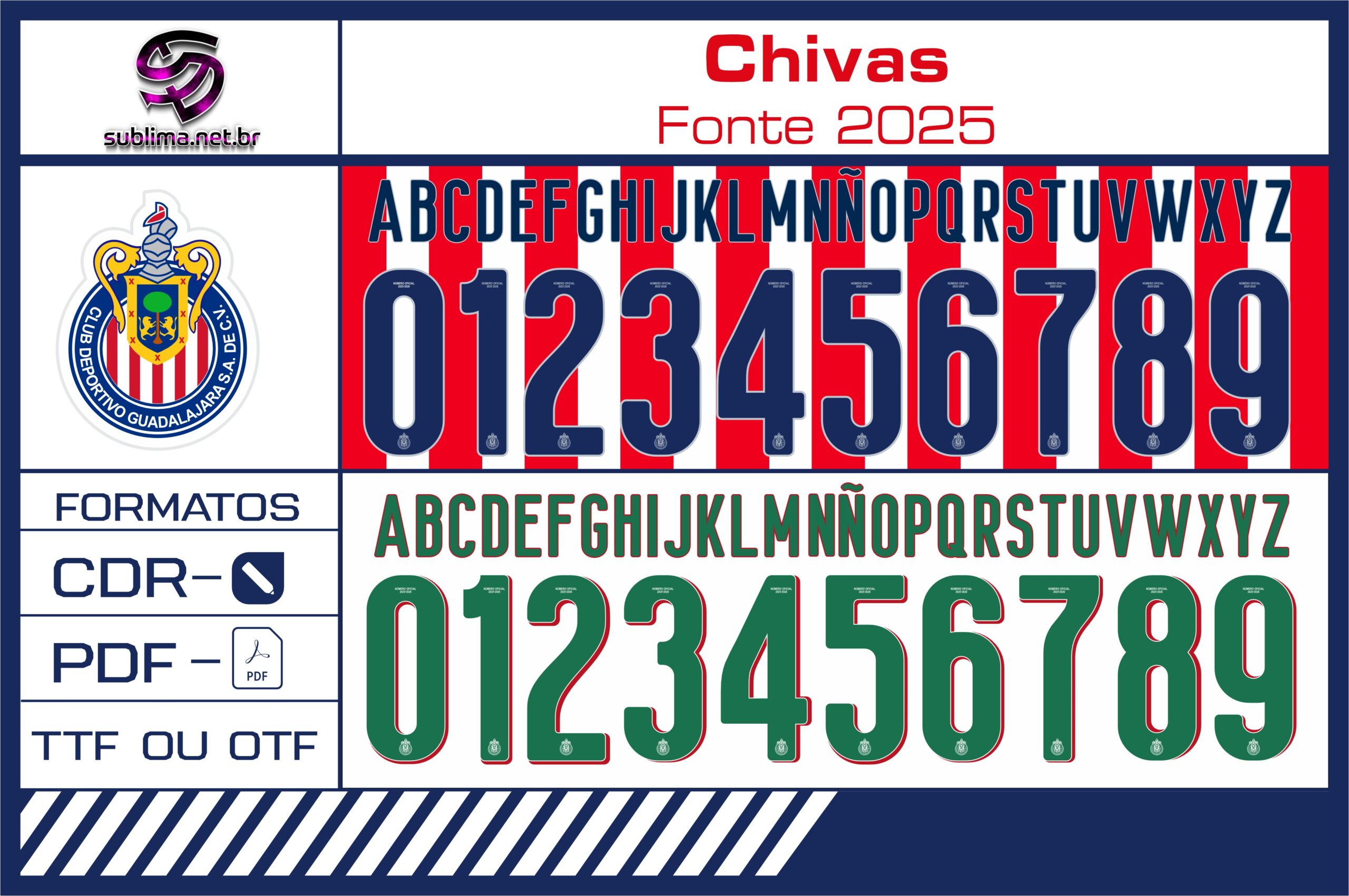 Fonte Chivas Guadalajara 2025-2026