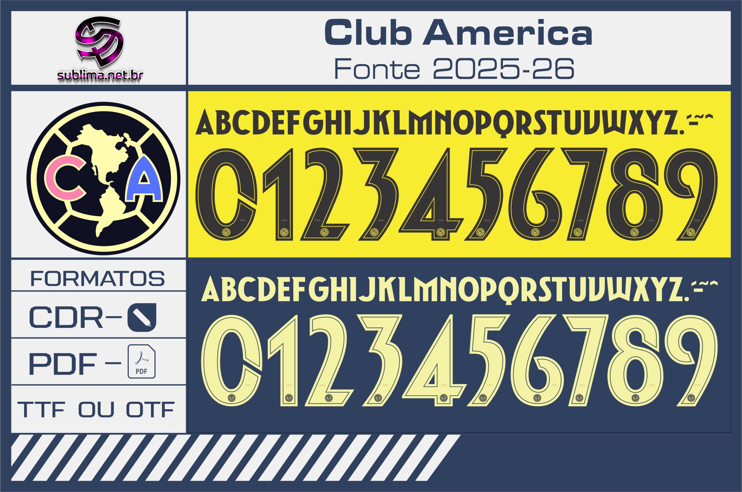 Fonte Club América 2025-2026