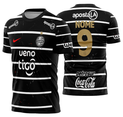 Arte vetor camisa Club Olimpia Visita 2025