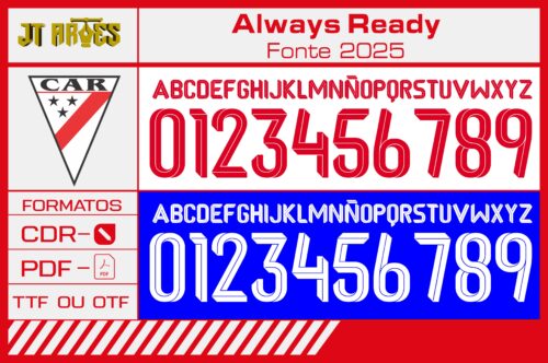 Fonte Club Always Ready 2025