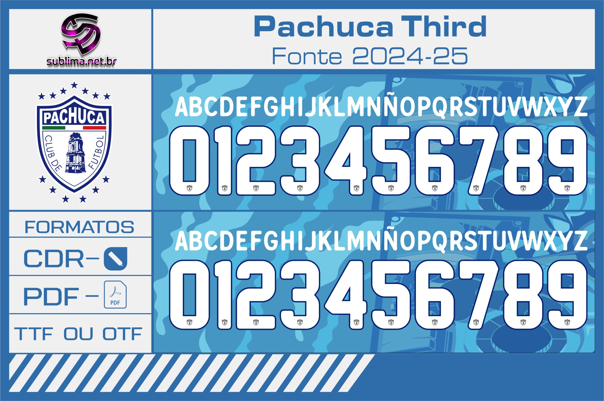 Fonte Club Pachuca Third 2024-25