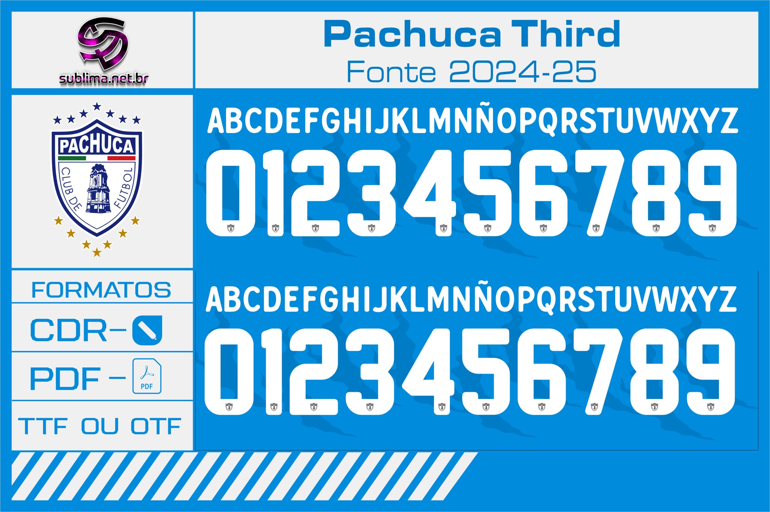 Fonte Club Pachuca Third 24-25