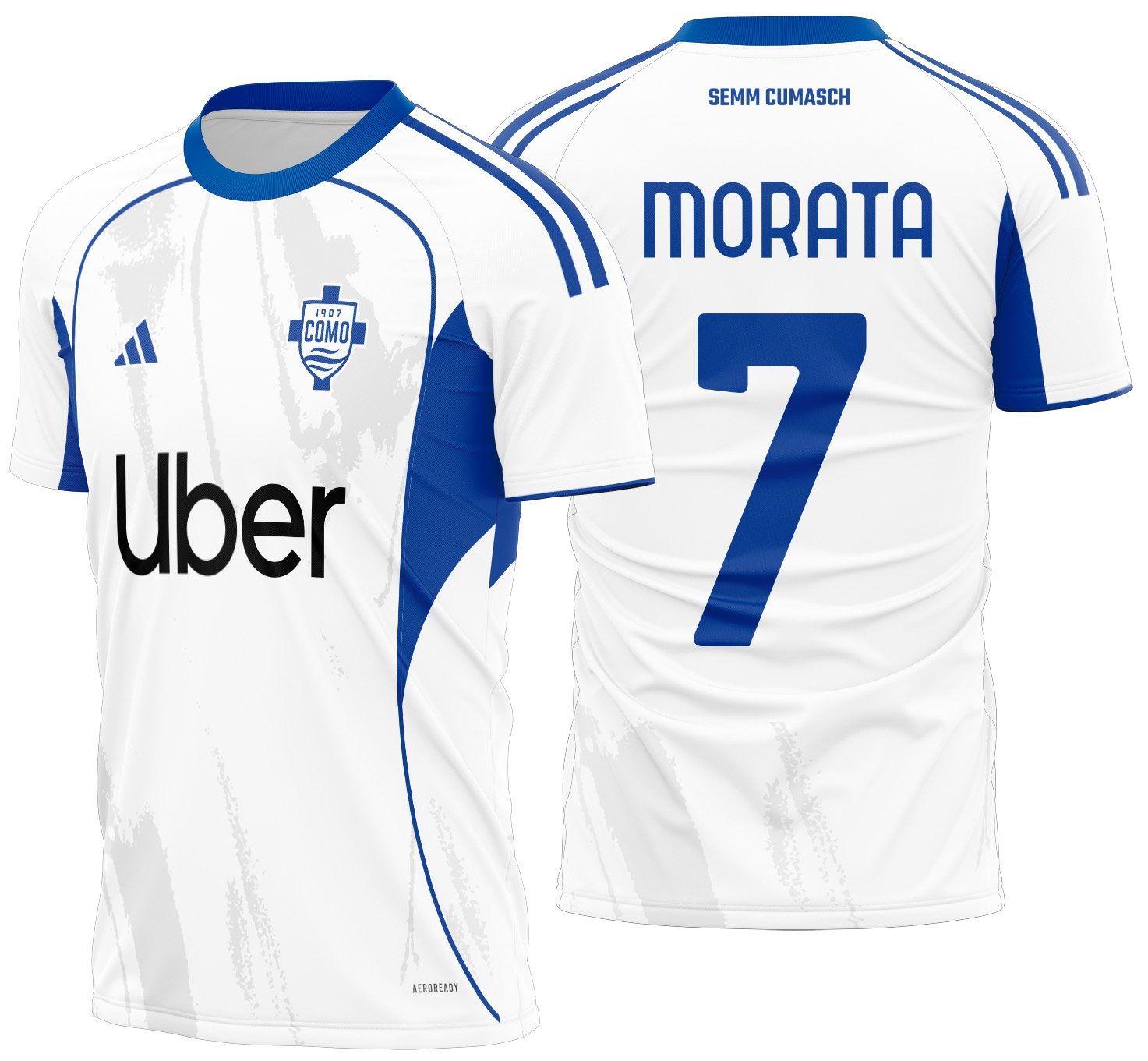 Arte Vetor Camisa Como 1907 Visita 2025-2026