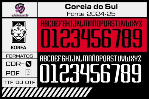 Fonte Coreia do Sul 2024