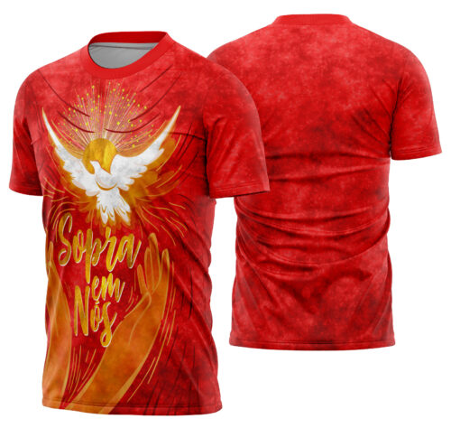 Arte estampa camisa Crisma