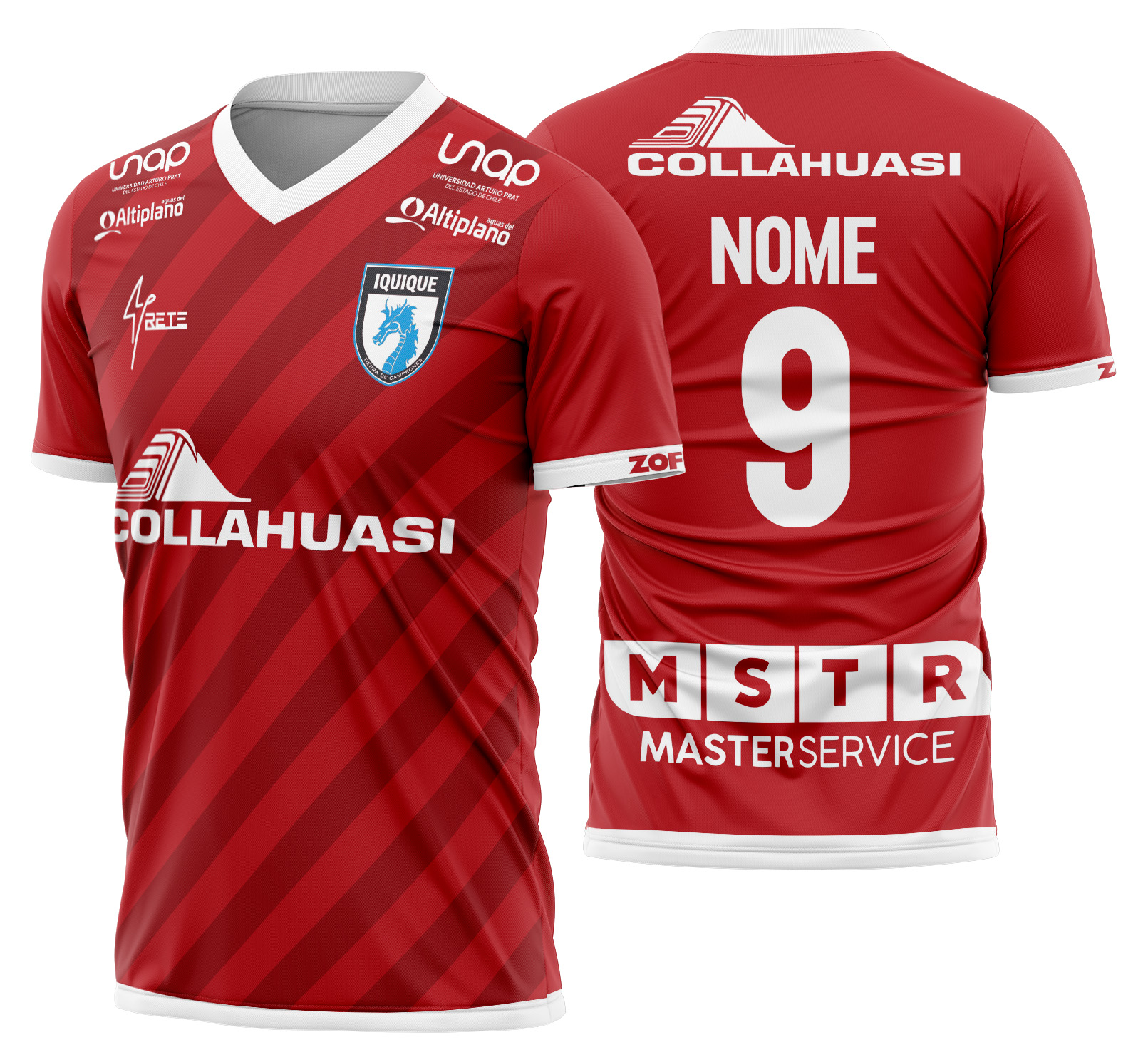 Arte Vetor Camisa Deportes Iquique Visita 2025