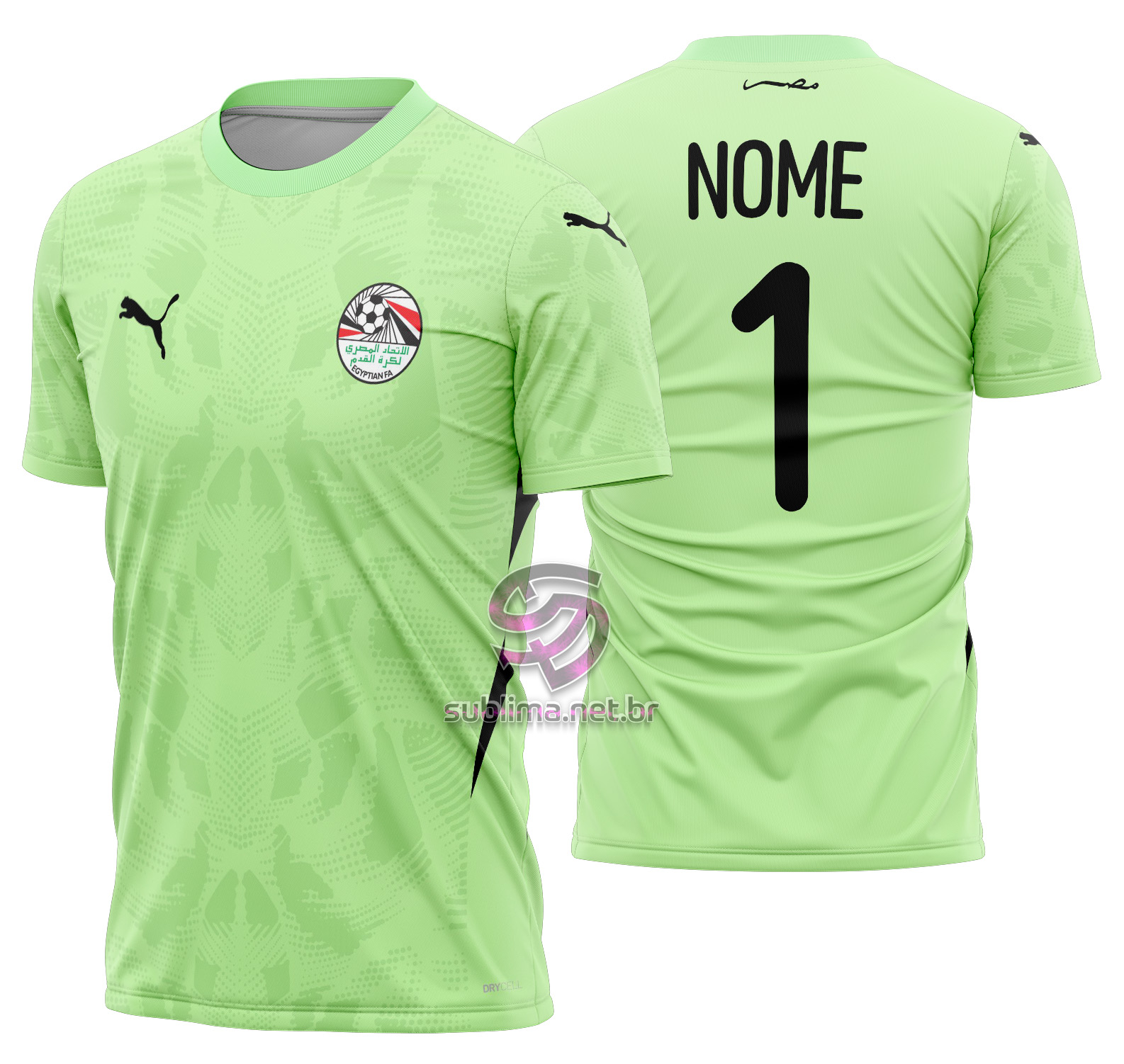 Arte Vetor Camisa Egito goleiro 2024-2025