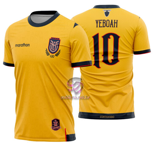 Arte vetor camisa Equador Local 2025