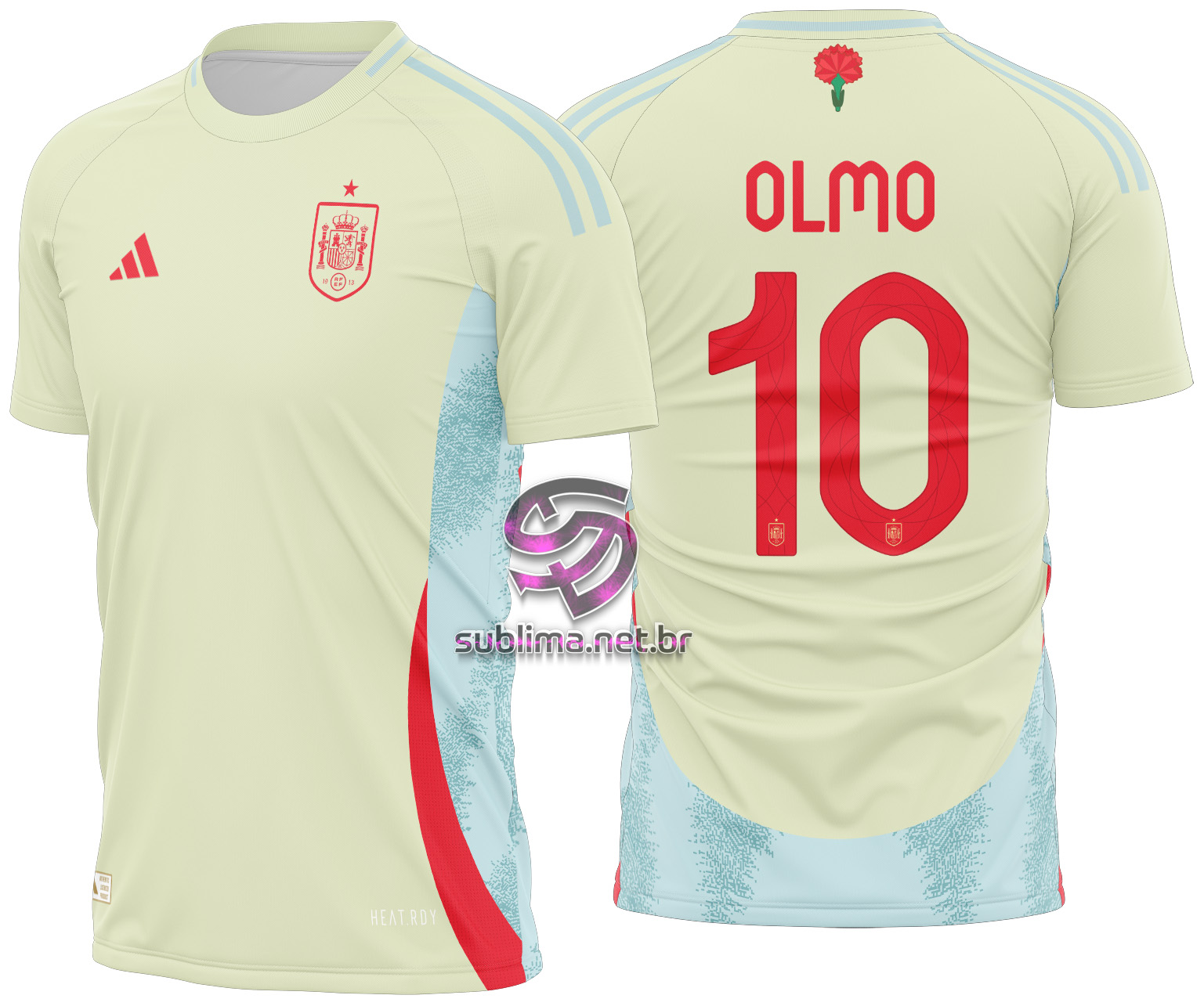 Arte vetor camisa Espanha Visita 2024