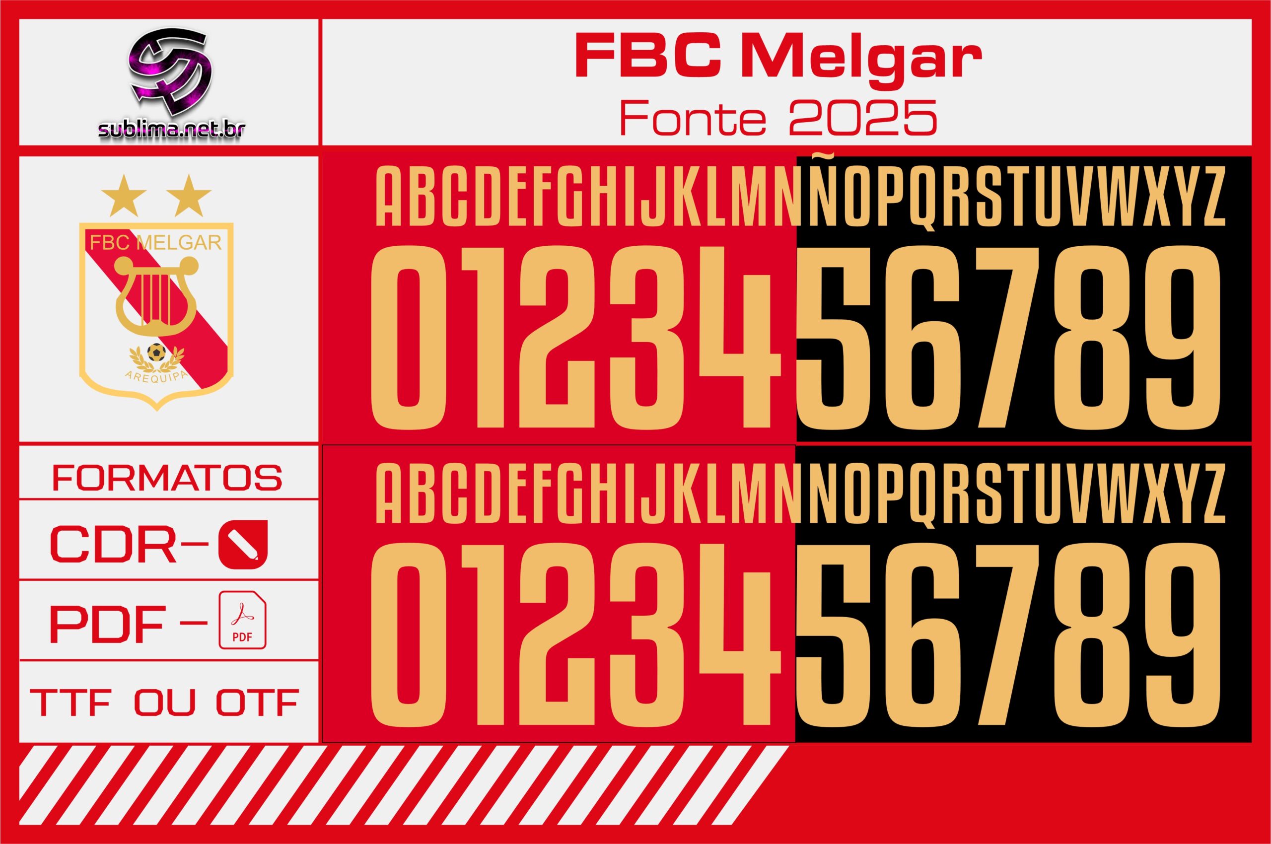 Fonte FBC Melgar 2025