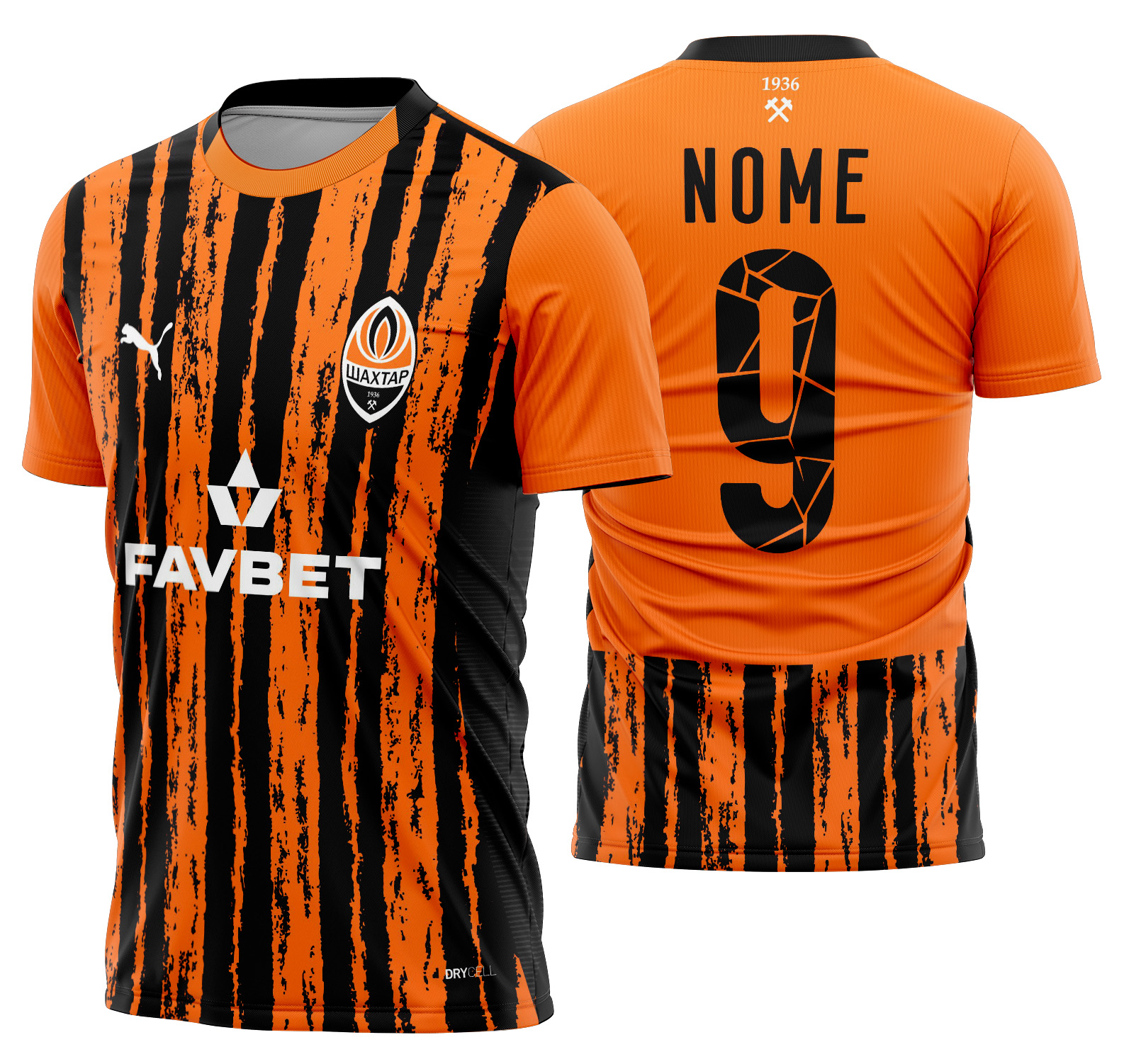 Arte Vetor Camisa FC Shakhtar Local 2025-2026