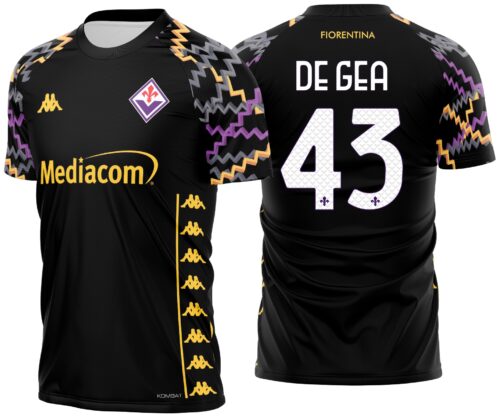 Arte vetor camisa Fiorentina Goleiro 2024-2025