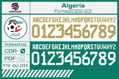Arte vetor camisa Fonte Algeria 2022-2023