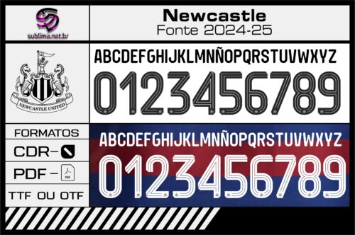 Fonte Newcastle 2024-2025
