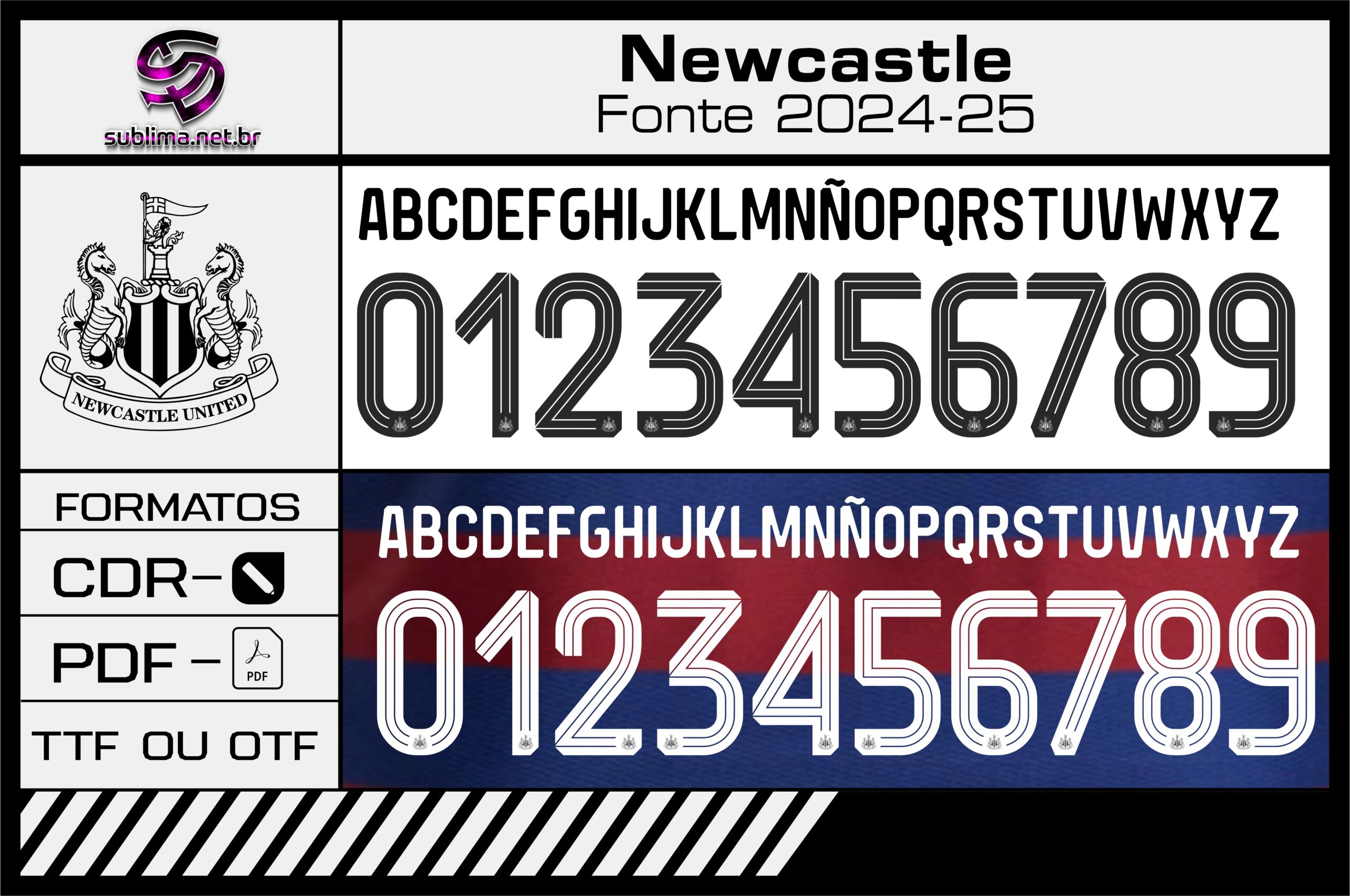 Fonte Newcastle 2024-2025