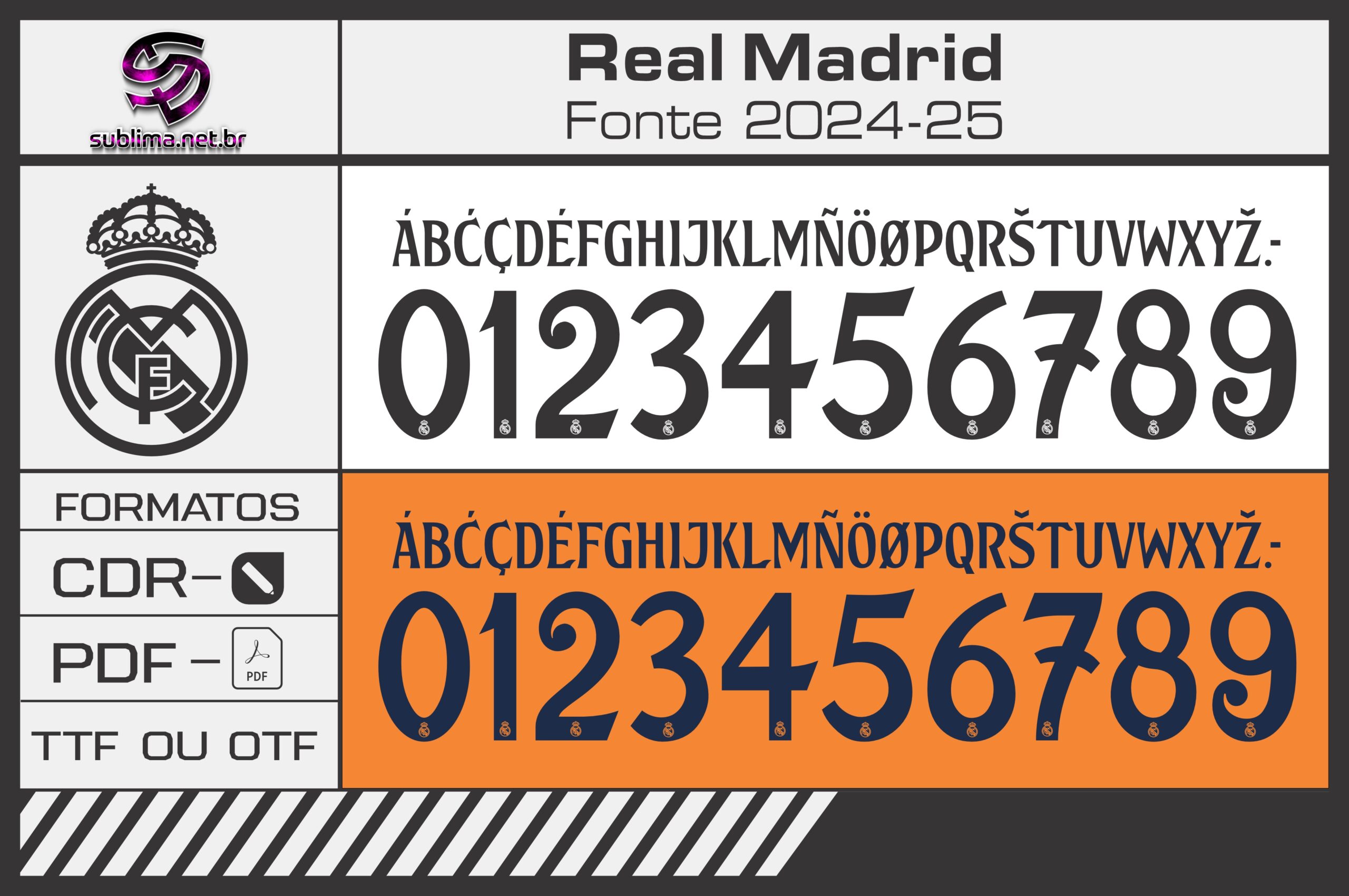 Fonte Real Madrid 24-25