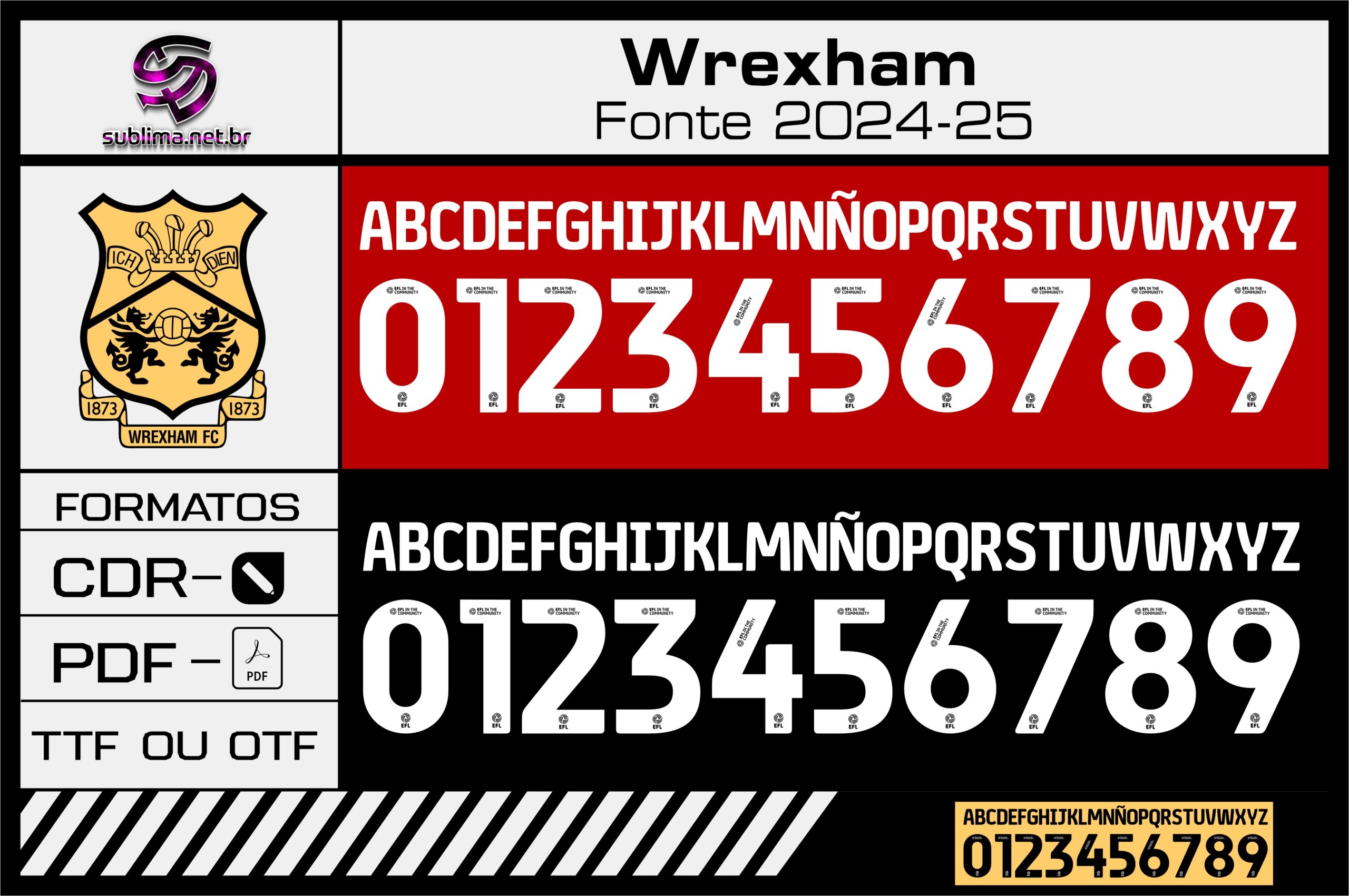 Fonte Wrexham 2024-25