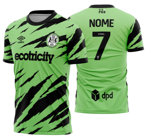 Arte vetor camisa Forest Green Rovers Local 2024-2025