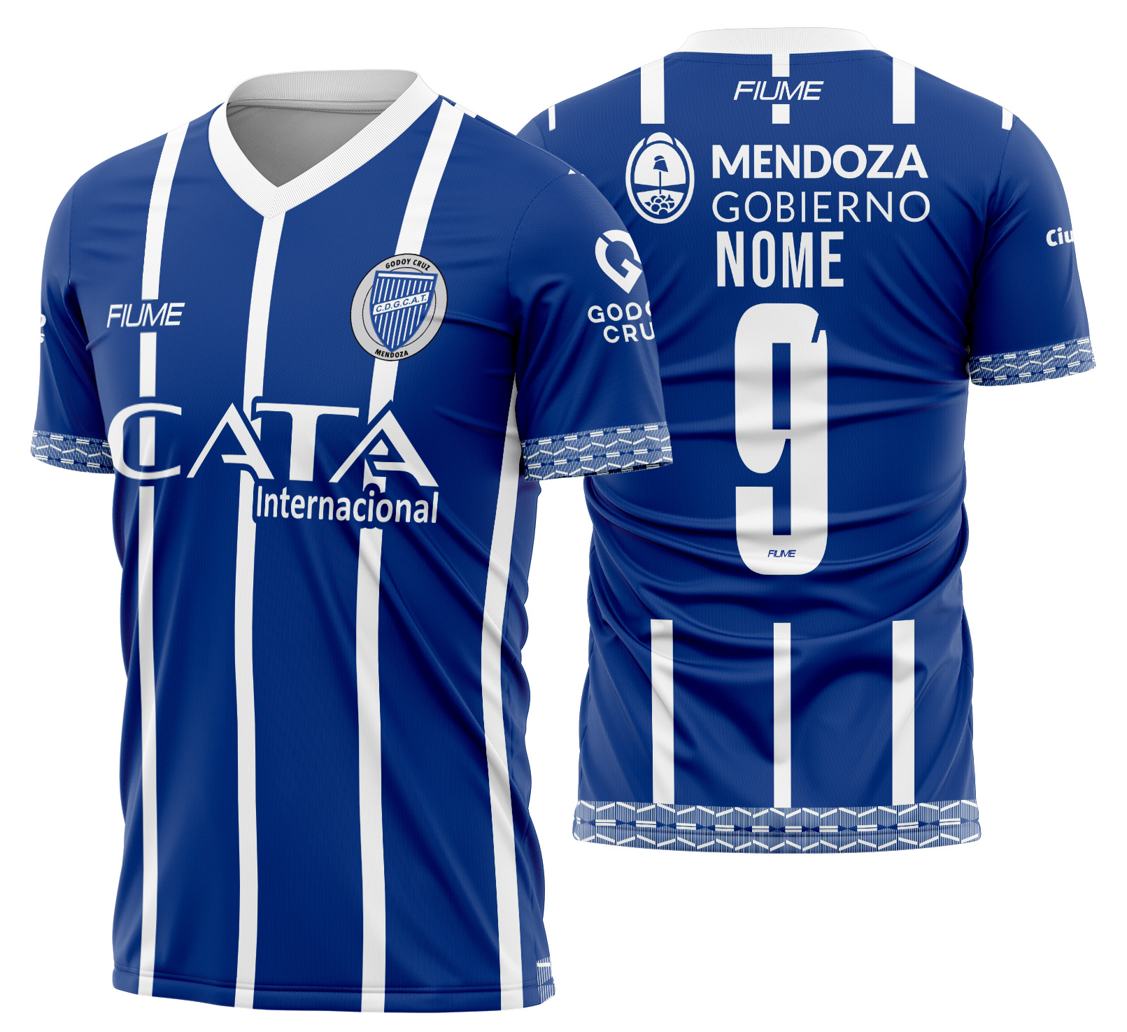Arte Vetor Camisa Godoy Cruz Local 2025