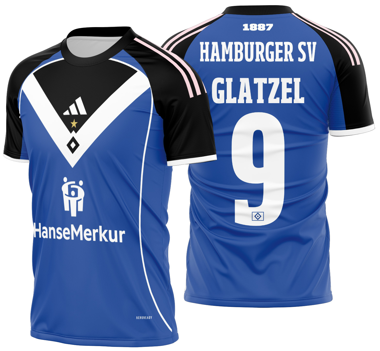 Arte Vetor Camisa Hamburger SV Visita 2025-2026