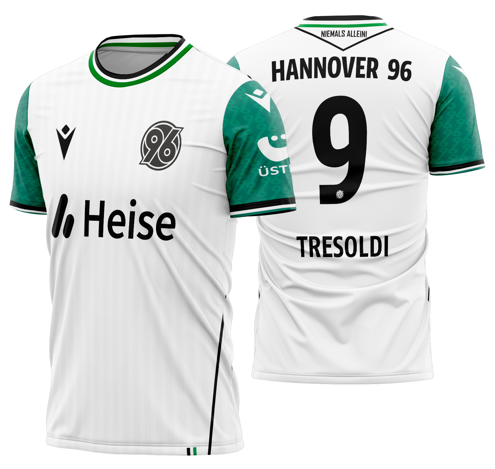 Arte vetor camisa Hannover 96  Alternativa 2024-2025