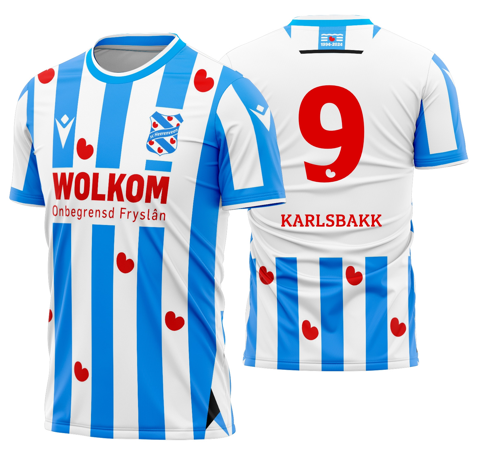 Arte vetor camisa Heerenveen Local 2024-2025