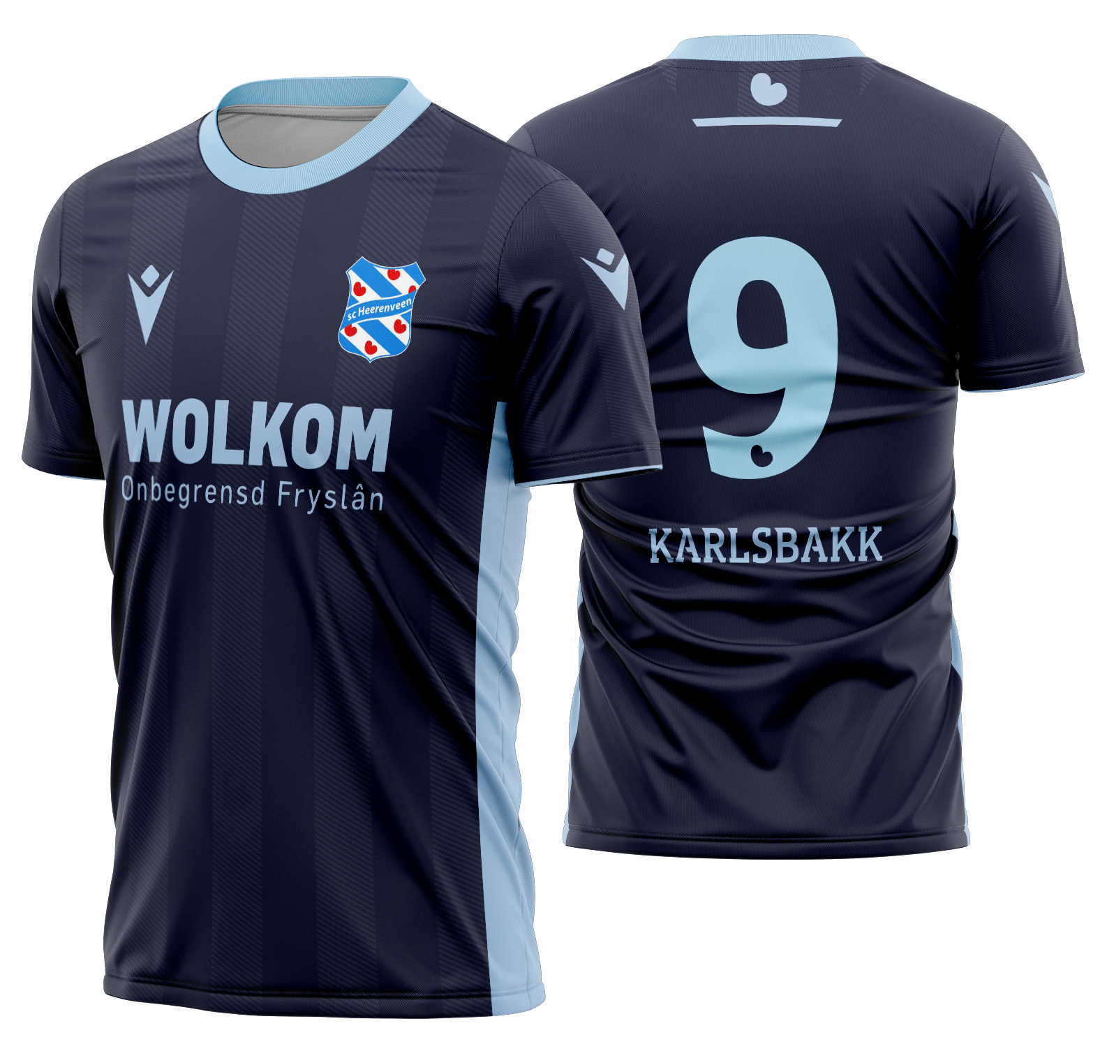 Arte vetor camisa Heerenveen Visita 2024-2025