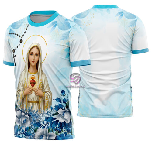 Arte vetor camisa Imaculado Coração de Maria