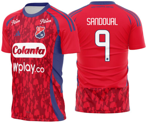 Arte Vetor Camisa Independiente Medellin Local 2025