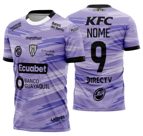 Arte Vetor Camisa Independiente Valle Alternativa 2025