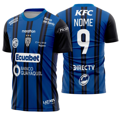 Arte vetor camisa Independiente Valle Local 2025