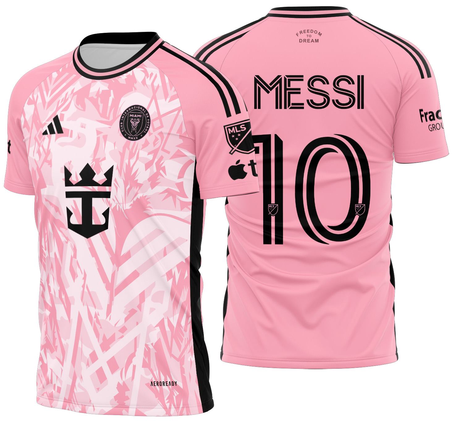 Arte vetor camisa Inter Miami Concept 2025-26