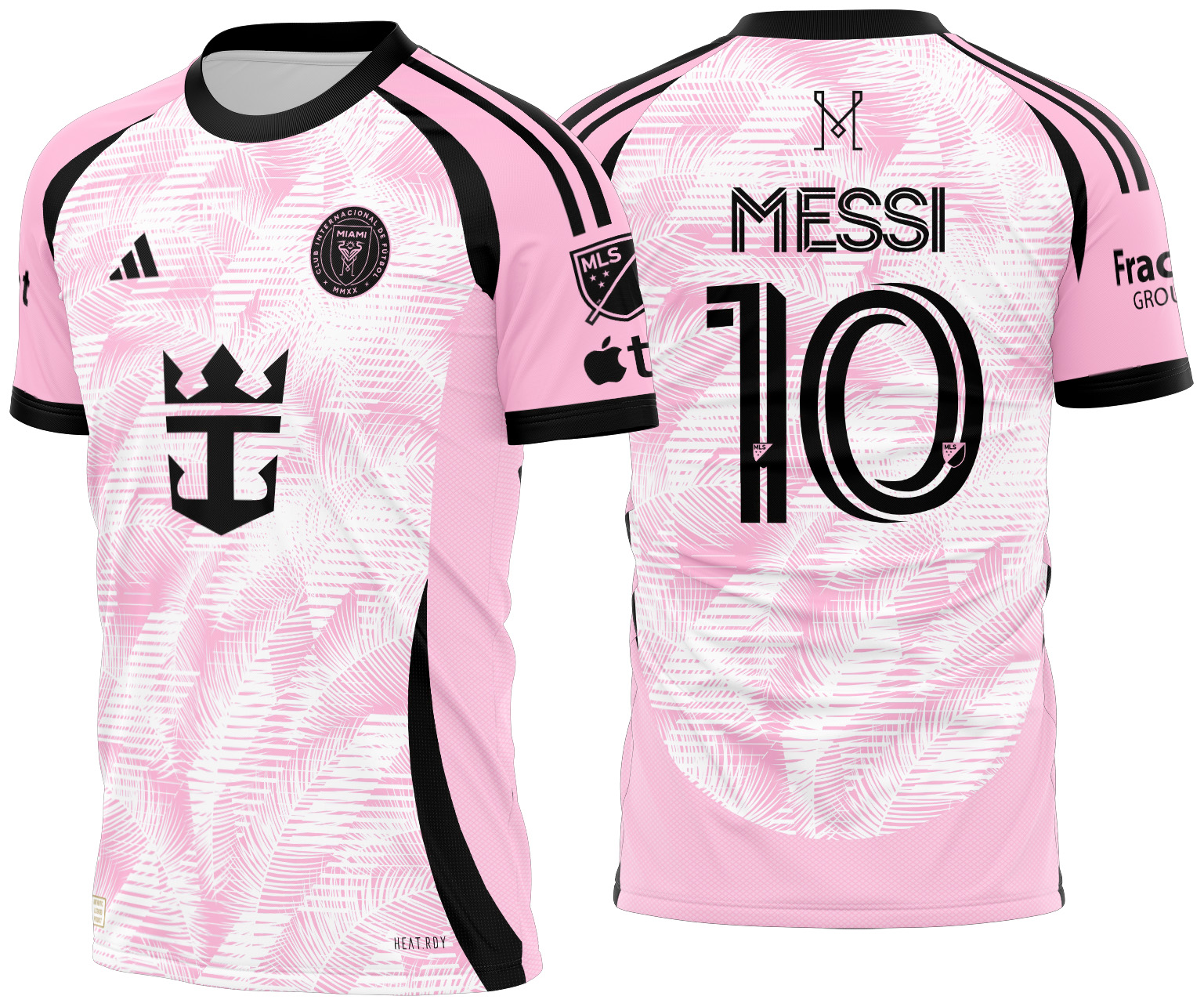 Arte vetor camisa Inter Miami Concept 2025