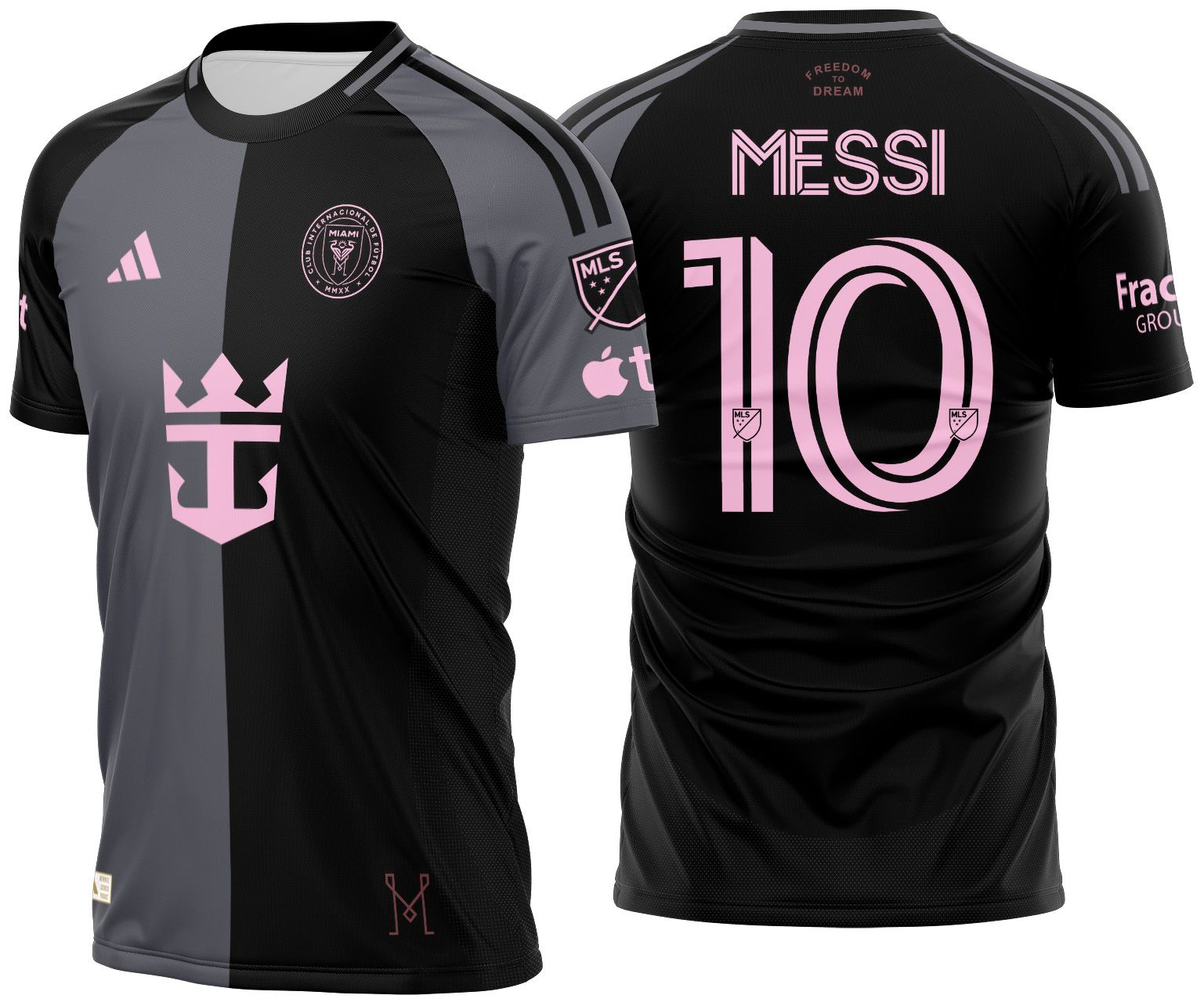 Arte vetor camisa Inter Miami Visita 2025