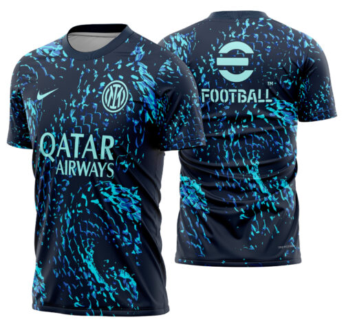 Arte Vetor Camisa Inter Milan Pre-jogo 2025-2026
