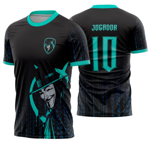 Arte vetor camisa Interclasse Anonymous Mod-524