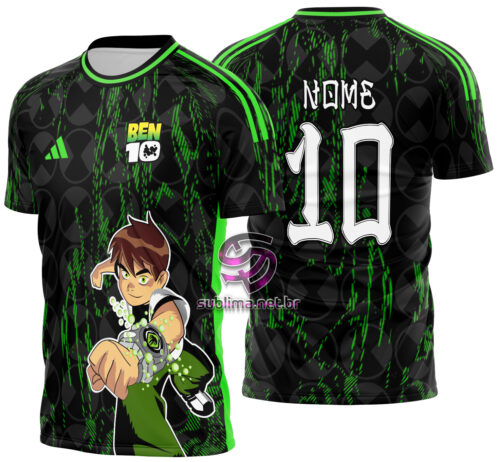 Arte Vetor Camisa Interclasse Ben 10 Mod-659
