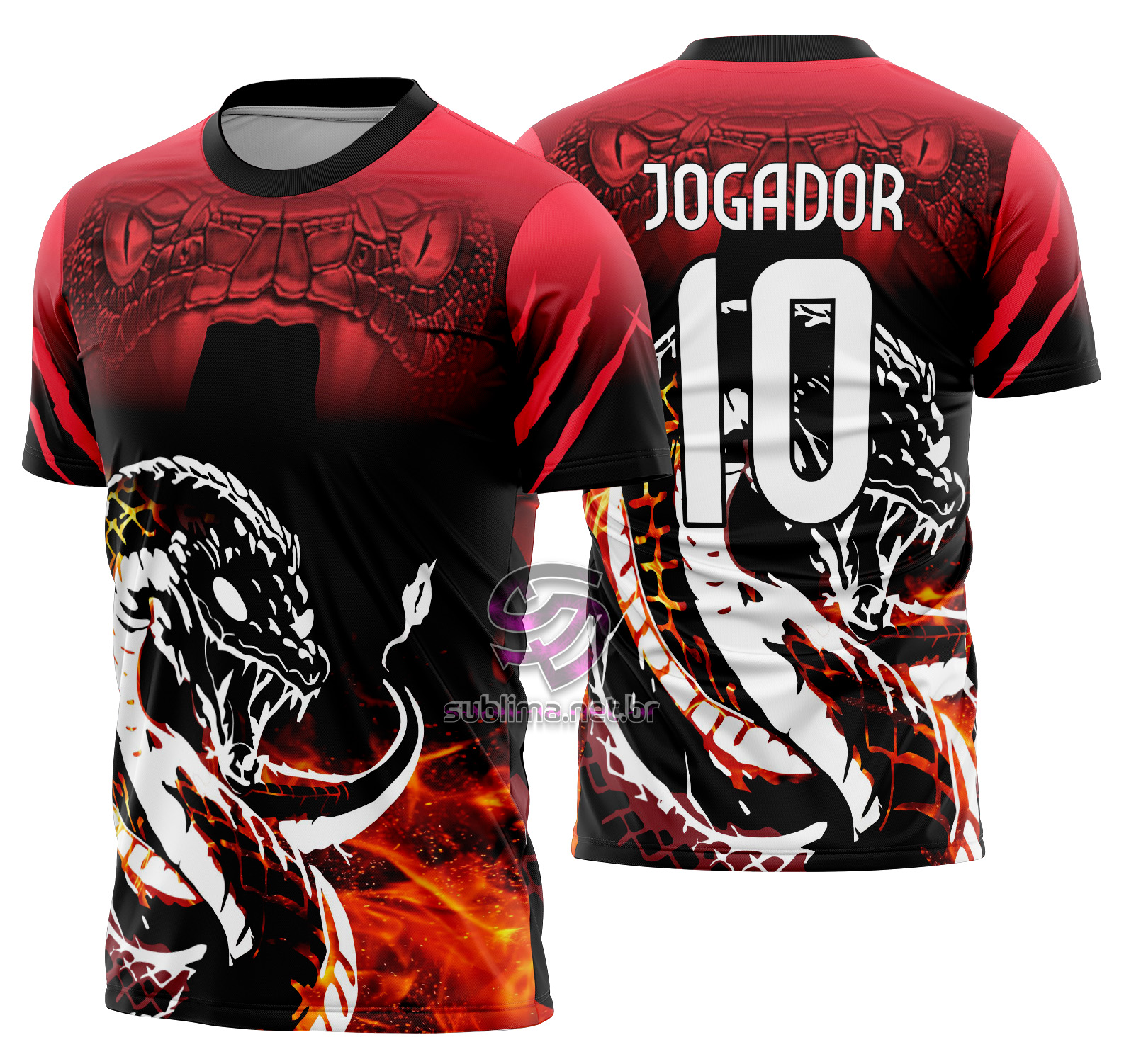 Arte vetor camisa Interclasse Cobra Mod-720