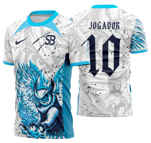 Arte vetor camisa Interclasse Coruja Branca Mod-675