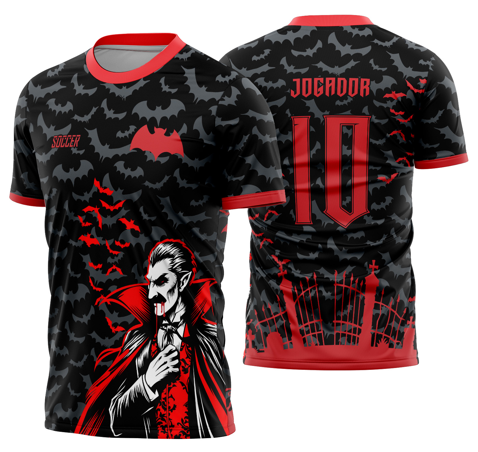 Arte vetor camisa Interclasse Drácula 535