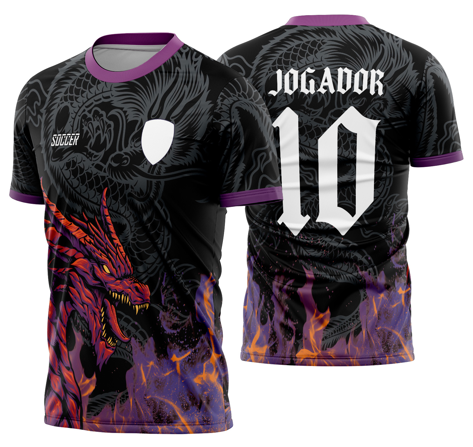 Arte vetor camisa Interclasse Dragão 549