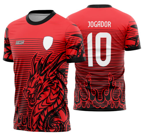 Arte vetor camisa Interclasse Dragão 553
