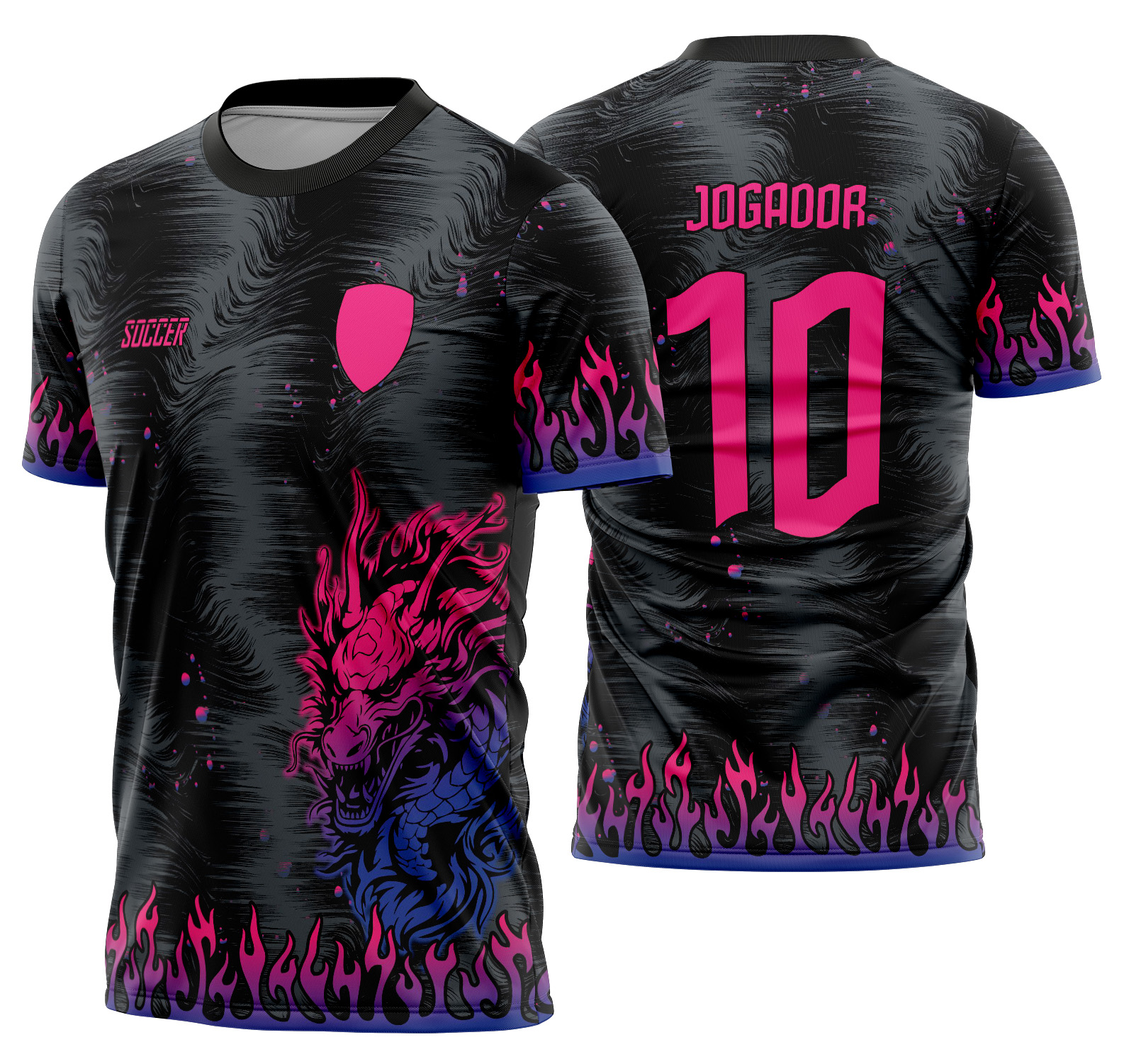 Arte vetor camisa Interclasse Dragão 563