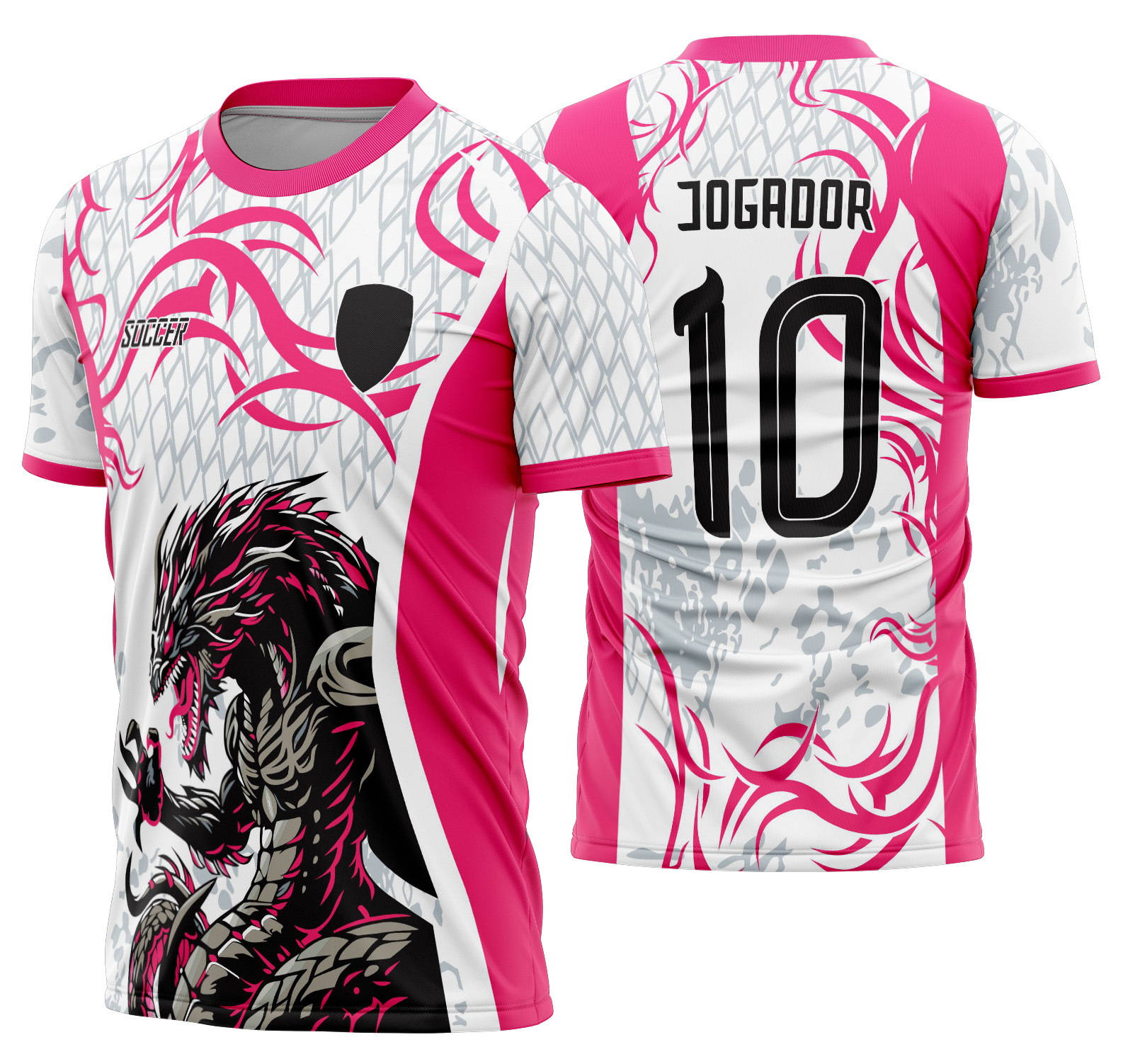 Arte vetor camisa Interclasse Dragão 564