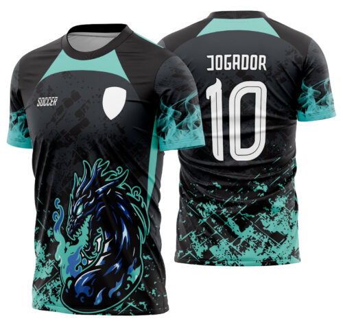 Arte vetor camisa Interclasse Dragão Mod-499