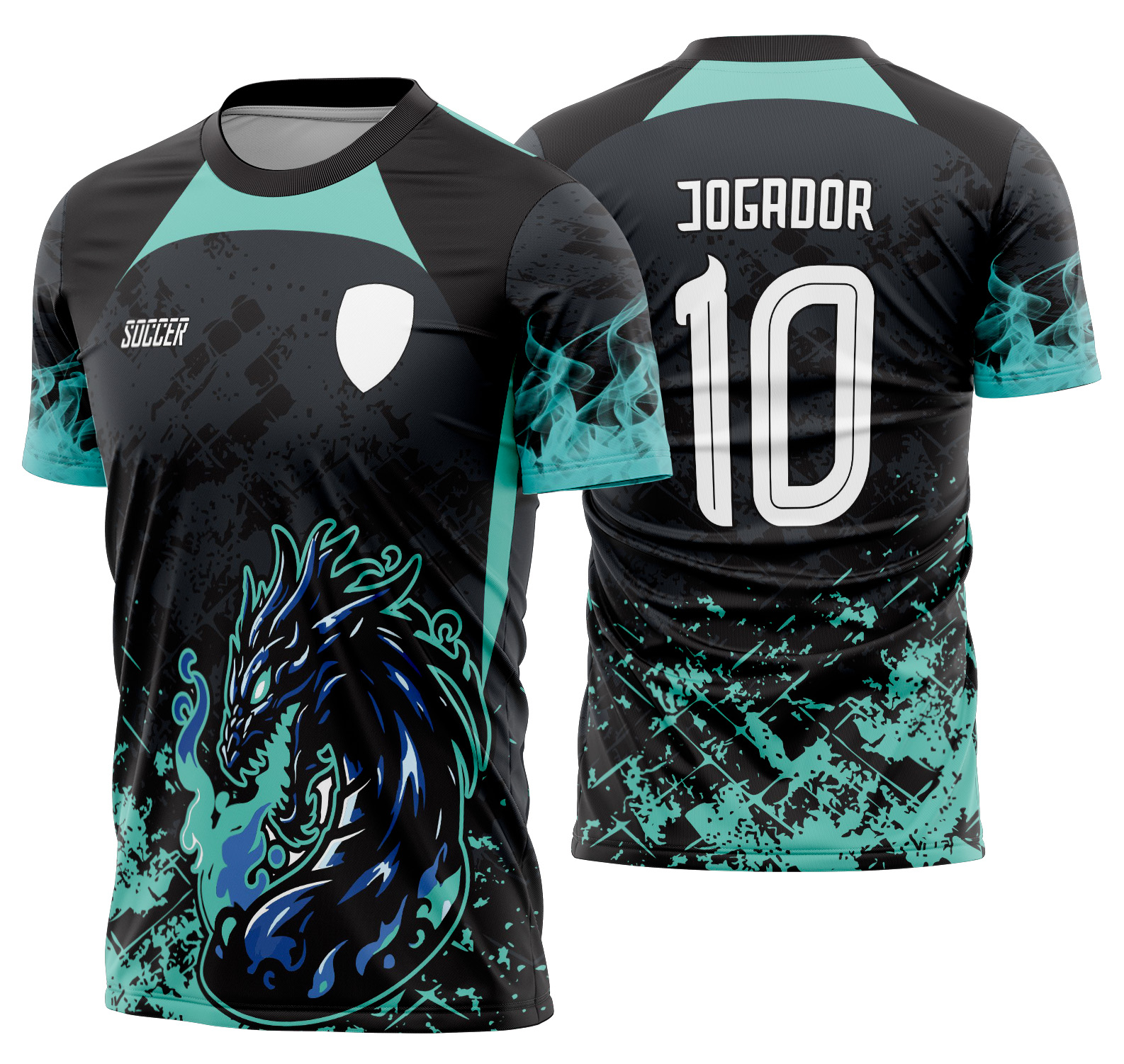 Arte vetor camisa Interclasse Dragão Mod-499