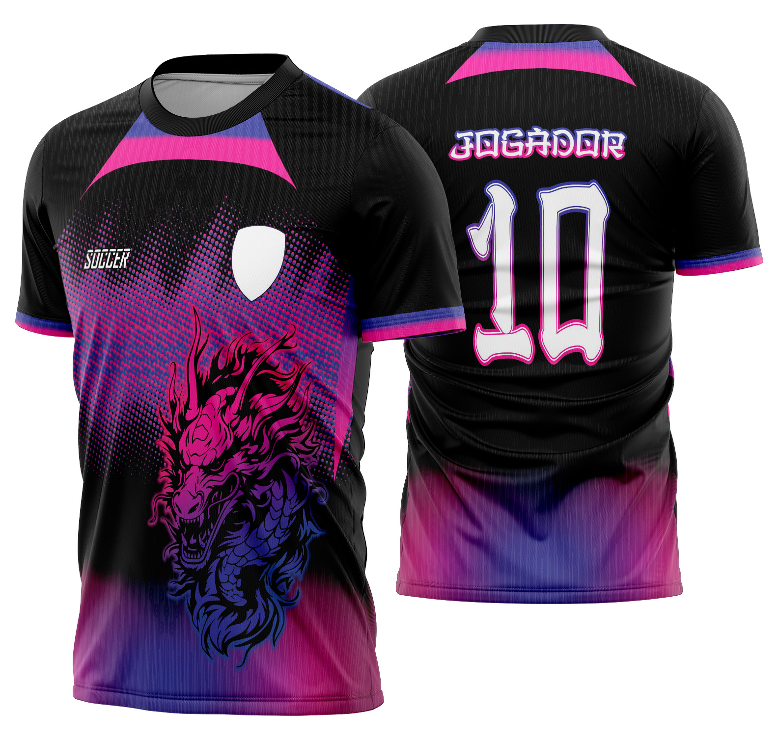 Arte vetor camisa Interclasse Dragão Mod-515