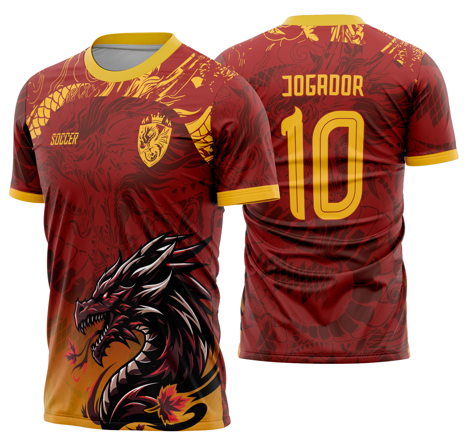 Arte vetor camisa Interclasse Dragão Mod-527