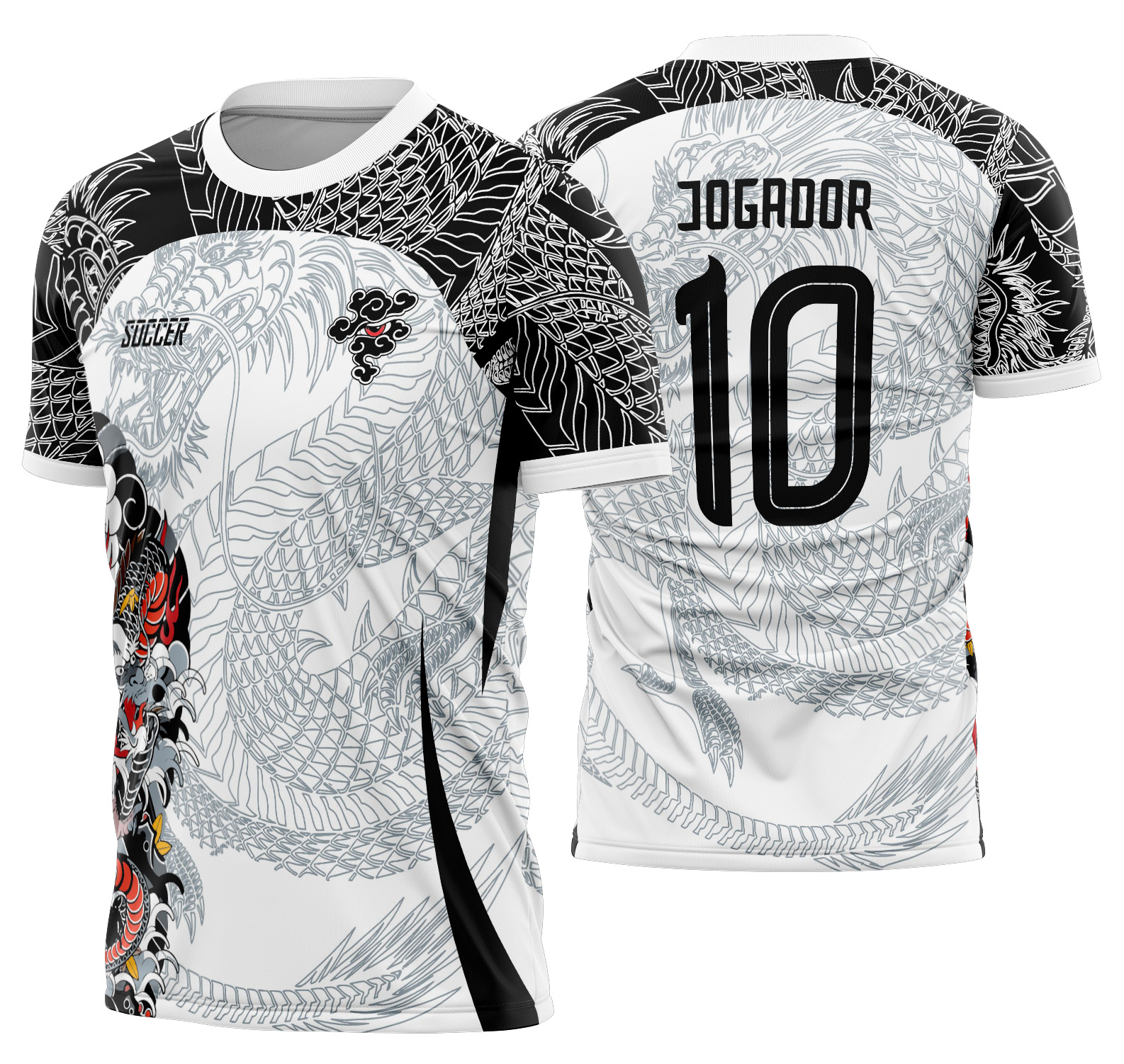 Arte vetor camisa Interclasse Dragão Mod-533